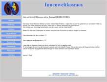 Tablet Screenshot of innenweltkosmos.de